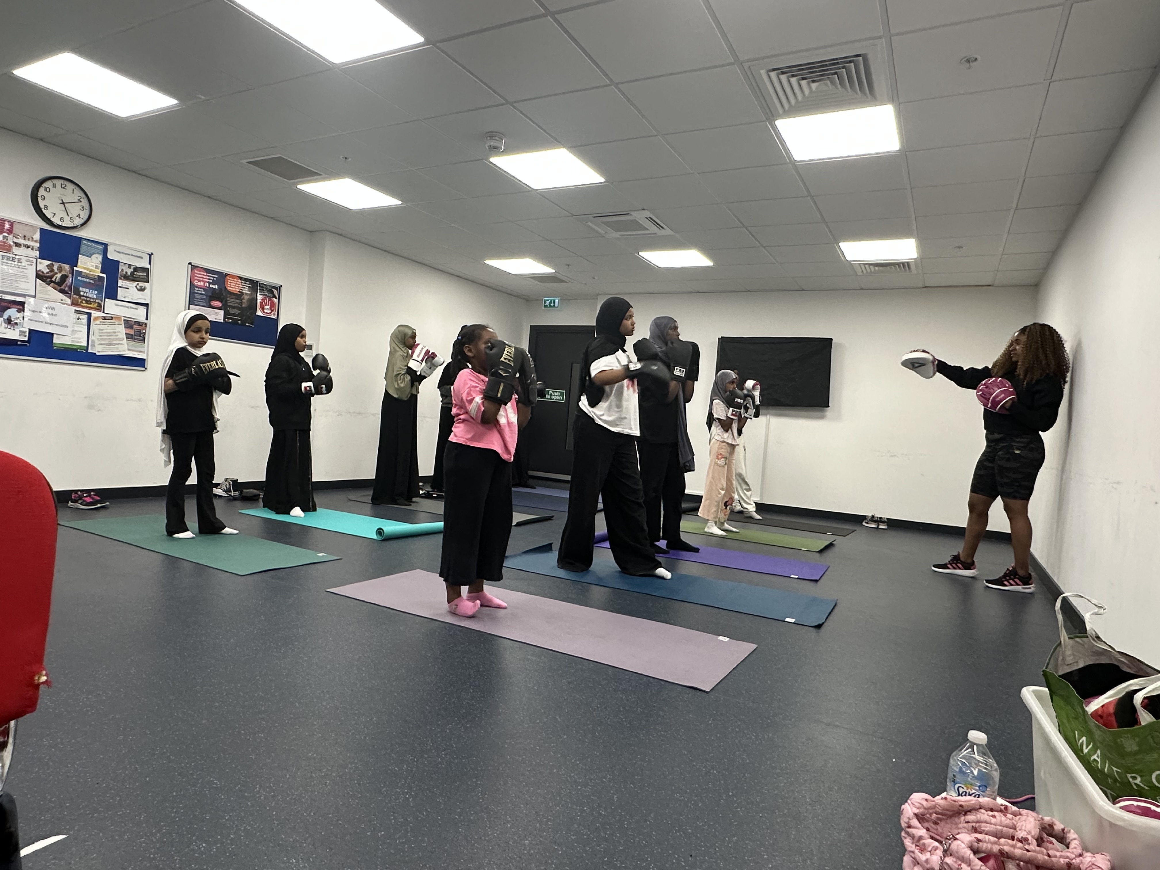 Children at a SYDRC Monday Girls Youth Club session