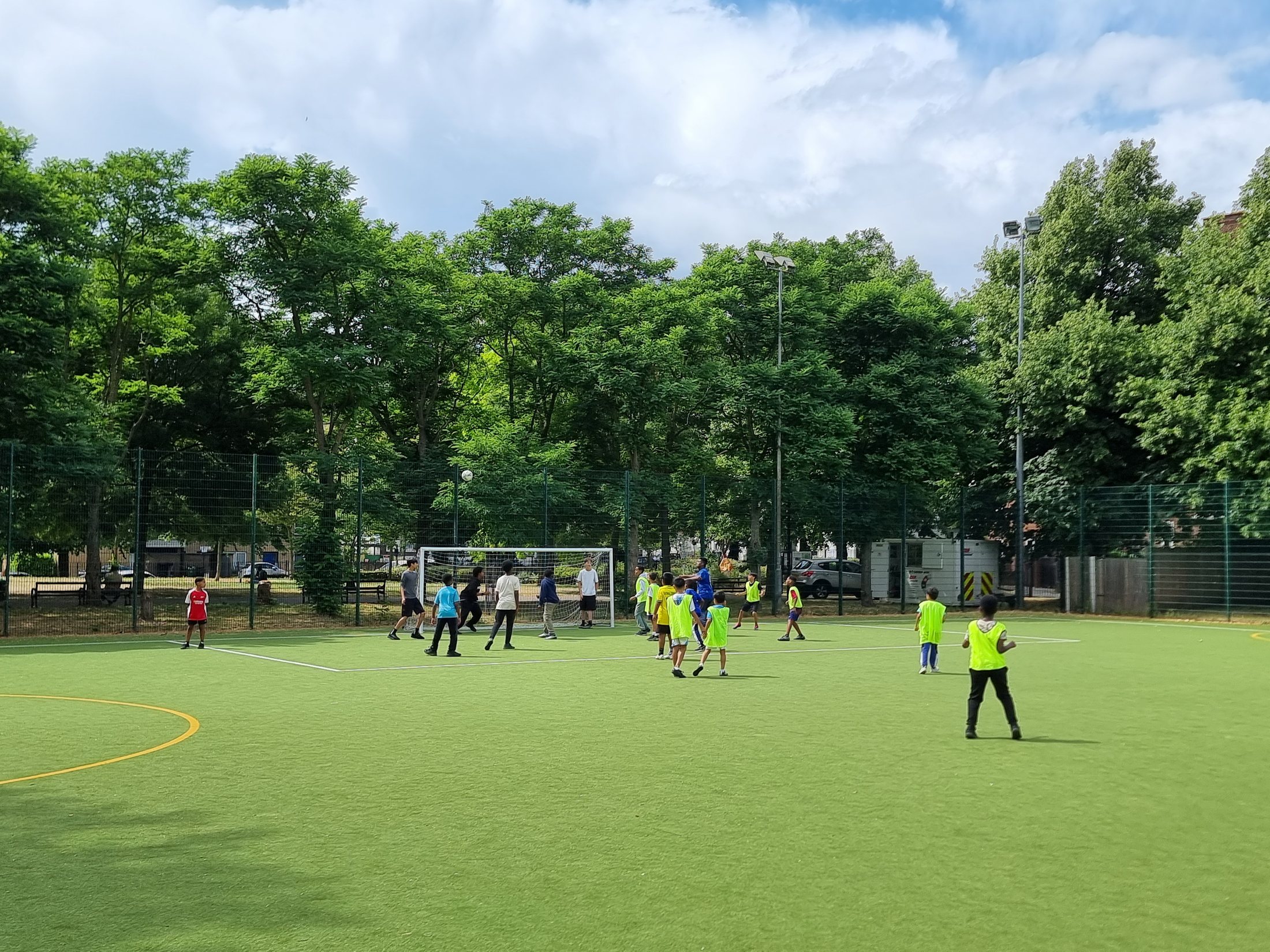 Sunday - Football Session - children at Talacre image from 06-07-2025